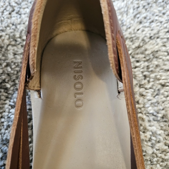 Nisolo Huarache Women's Brown Leather Sandals 6.5 - Picture 12 of 13